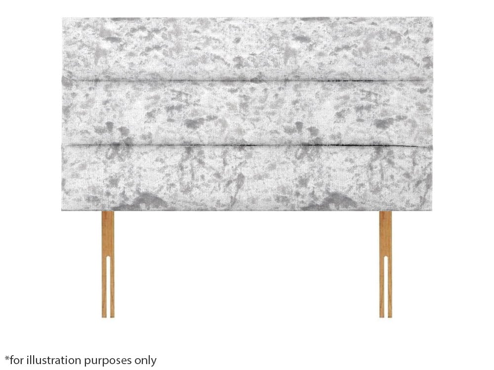 Apollo 6ft Plymouth Headboard - Glitz Ice White | Buy Online | Beds.ie