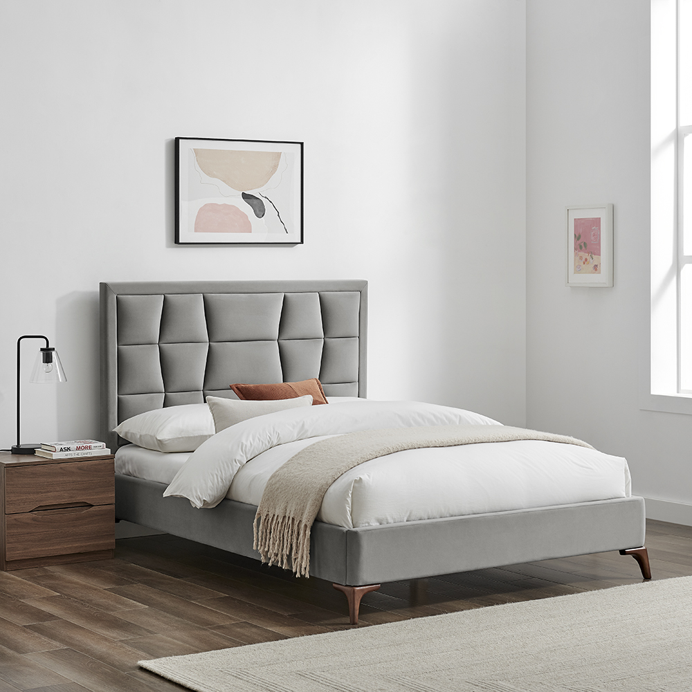 Limelight Carmen 6ft Bedframe - Silver 01