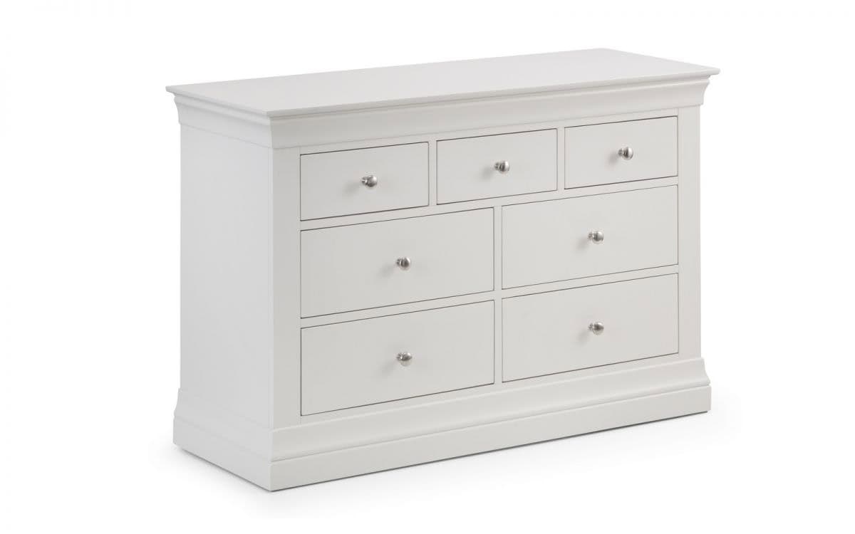 Rochelle 4+3 Drawer Chest - White - Image 4