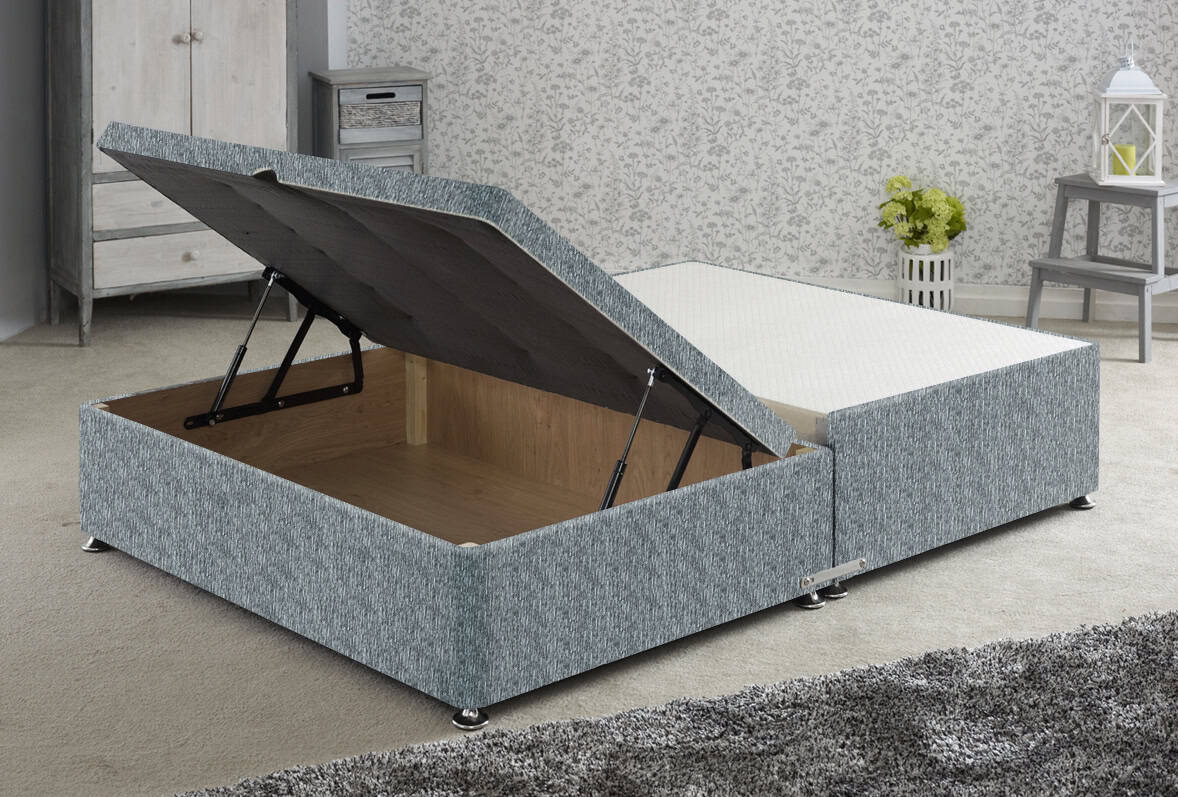 Apollo 5ft Grey Jumbo Ottoman Base | Buy Online | Beds.ie