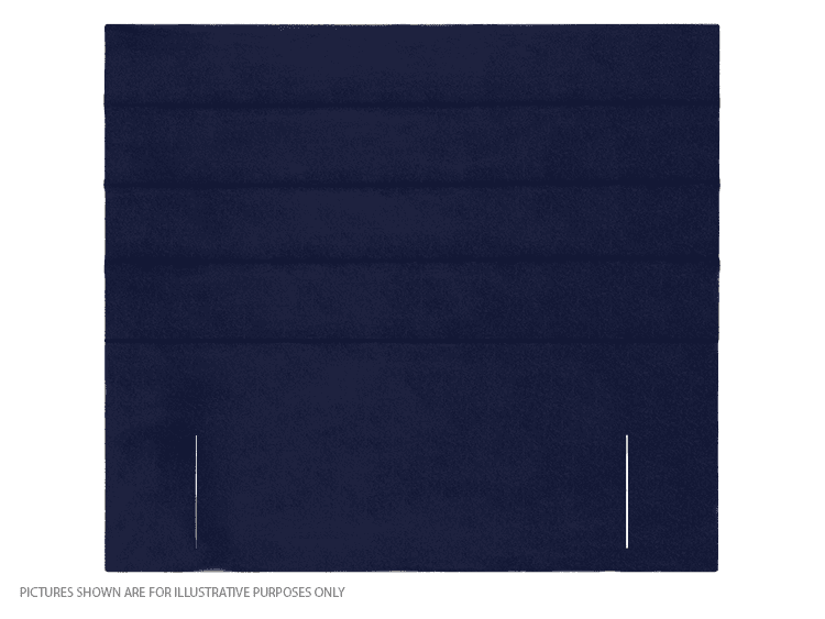 Apollo 4ft Rome Headboard - Velvet Navy Blue | Buy Online | Beds.ie