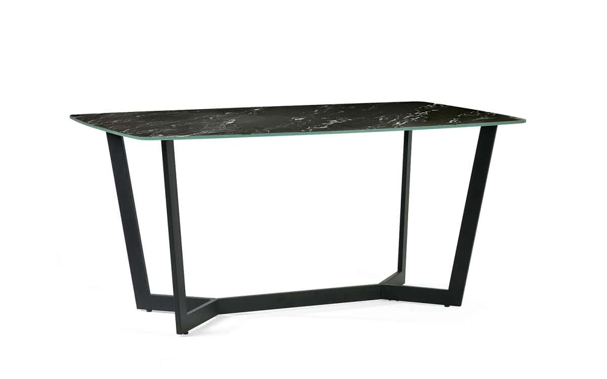 Elysium Dining Table - Black Marble Effect - Image 2