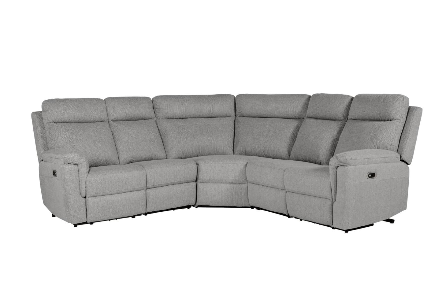 Bowie Corner Group Electric Recliner - Grey - Image 3