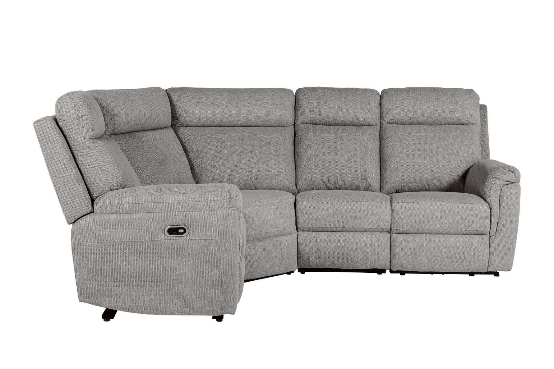 Bowie Corner Group Electric Recliner - Grey - Image 5