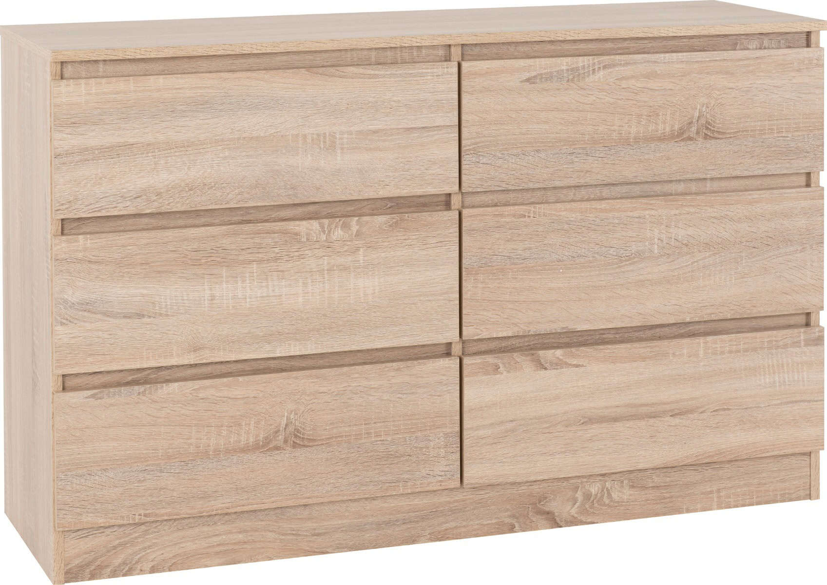 Malvern 6 Drawer Chest - Sonoma Oak | Buy Online | Beds.ie