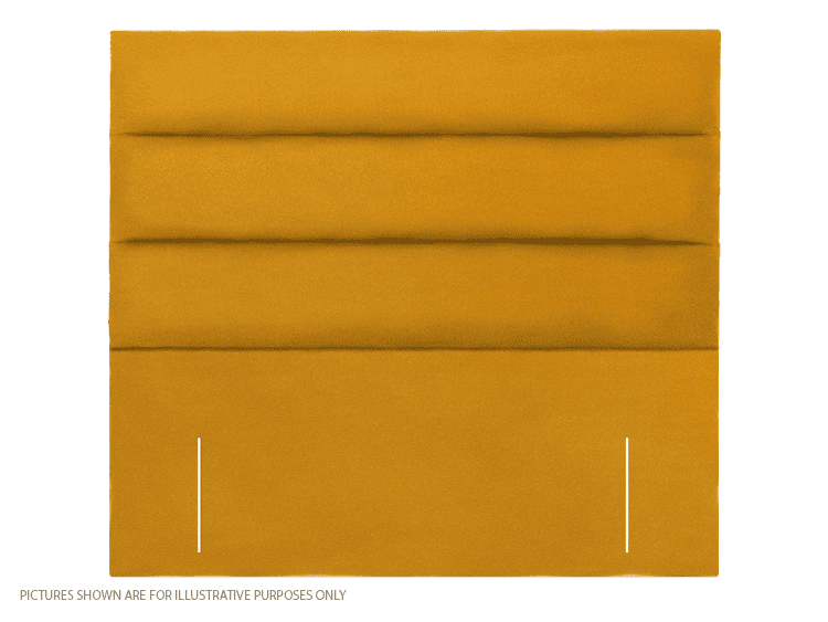 Apollo 4ft Paris Headboard - Velvet Gold | Buy Online | Beds.ie