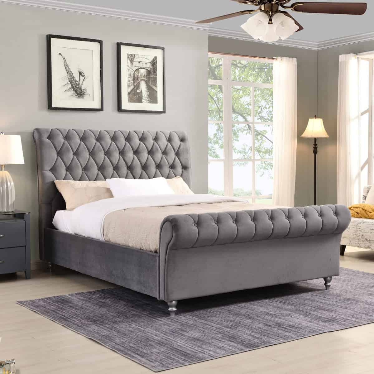 Kilkenny 6ft Bedframe - Grey | Buy Online | Beds.ie