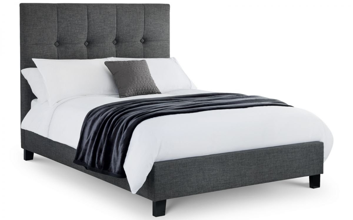 Vomero 4ft6 Bedframe - Light Grey - Image 3