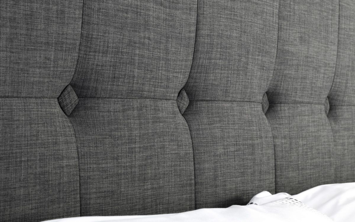 Vomero 4ft6 Bedframe - Light Grey - Image 6