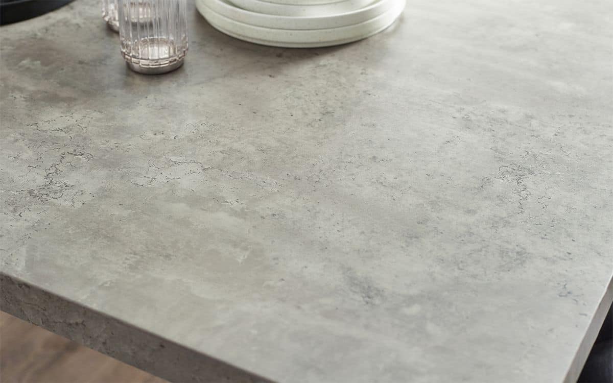 Milton Dining Table - Concrete Effect - Image 2