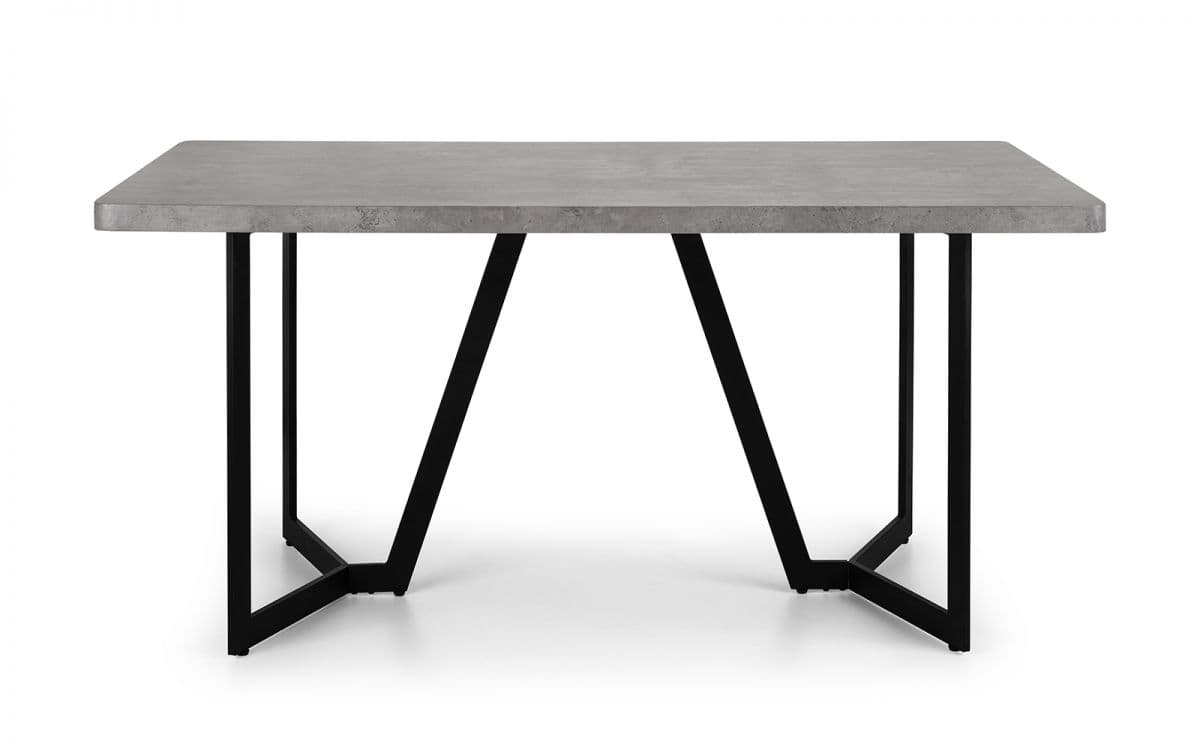 Milton Dining Table - Concrete Effect - Image 4