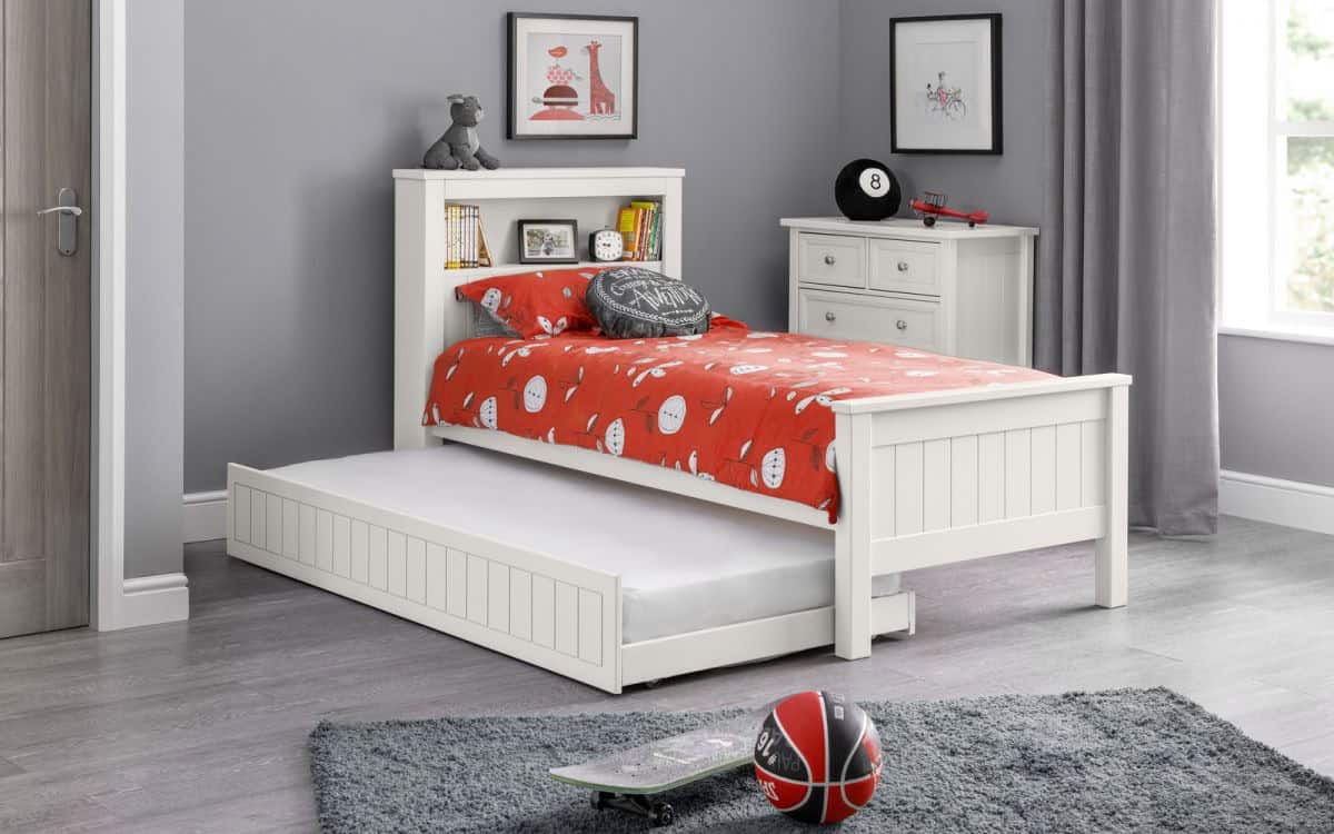 Braid Bookcase Bed & Trundle - Surf White | Buy Online | Beds.ie