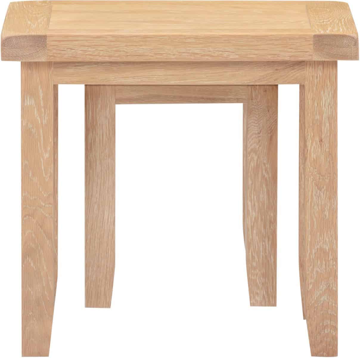 Windsor Nest of 2 Tables - Natural Oak - Image 4