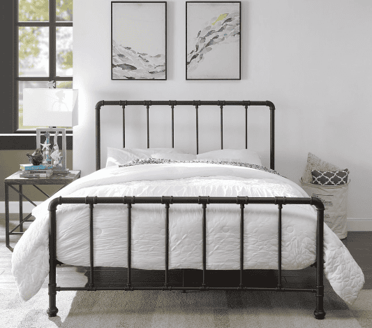 Flintshire 4ft6 Kinnerton Bedframe - Sand Blast Black - Image 2