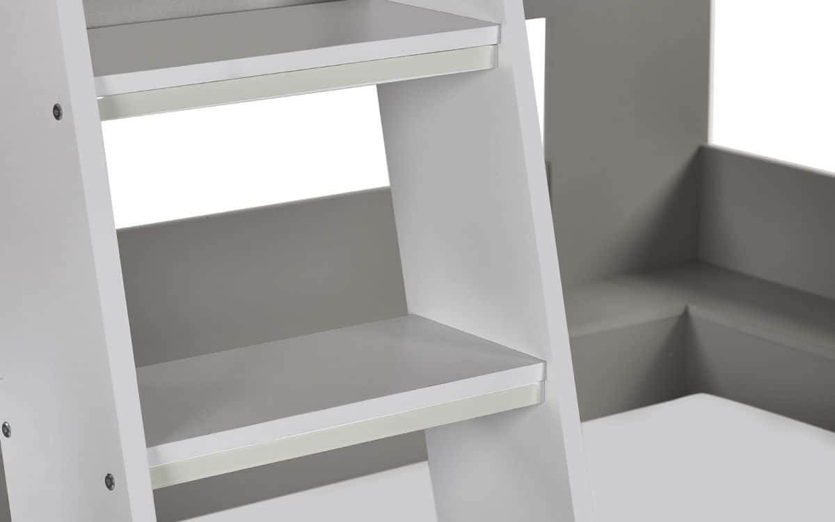 Parade Bunk Bed - Taupe & White - Image 10