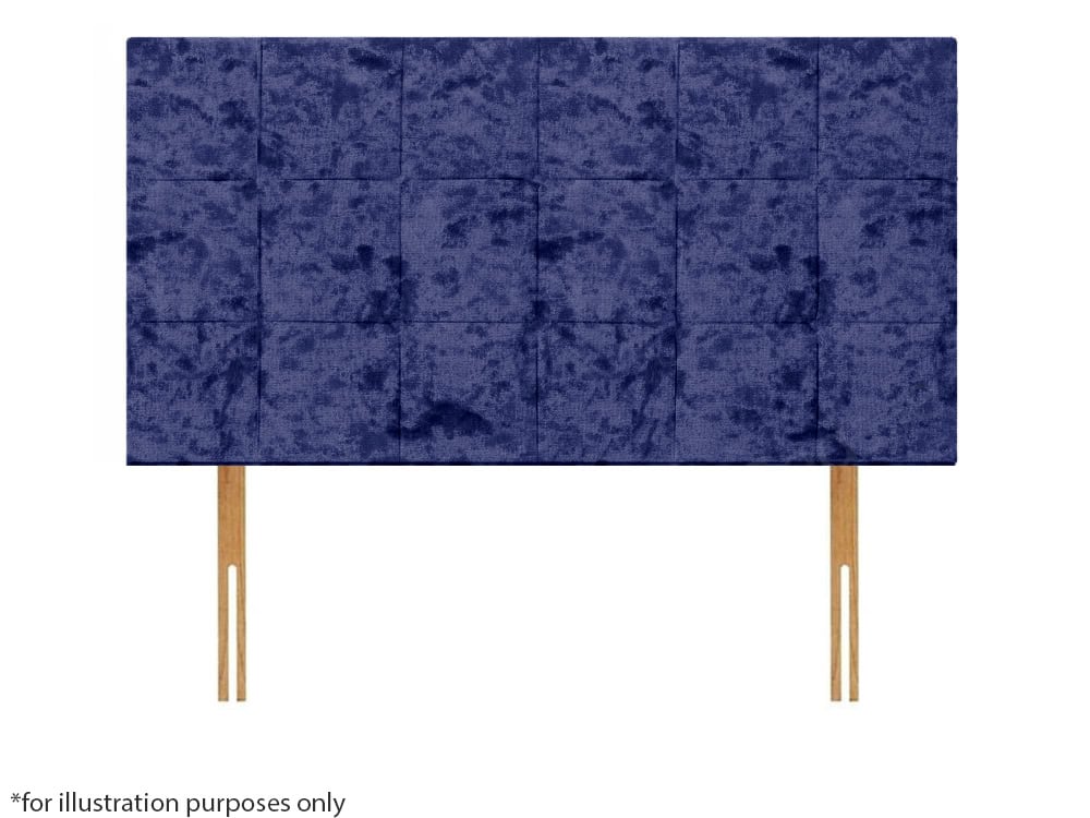 Apollo 5ft Croydon Headboard - Glitz Navy | Buy Online | Beds.ie