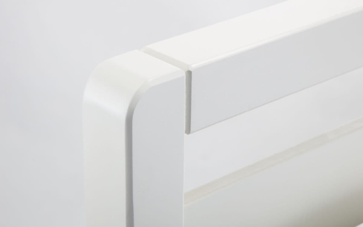 Rimini 4ft6 Bedframe - Surf White - Image 5