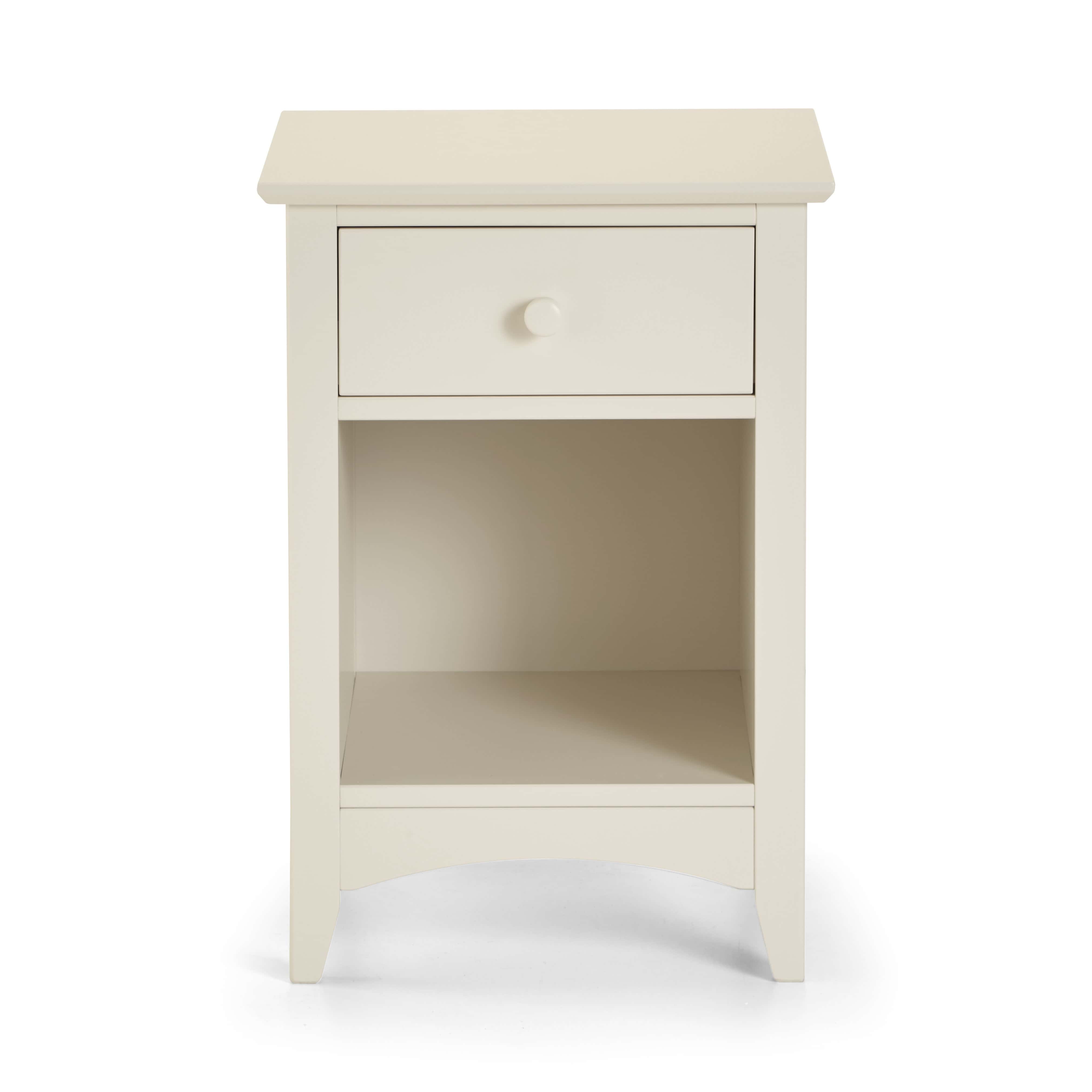 Vignette 1 Drawer Bedside - Stone White - Image 3