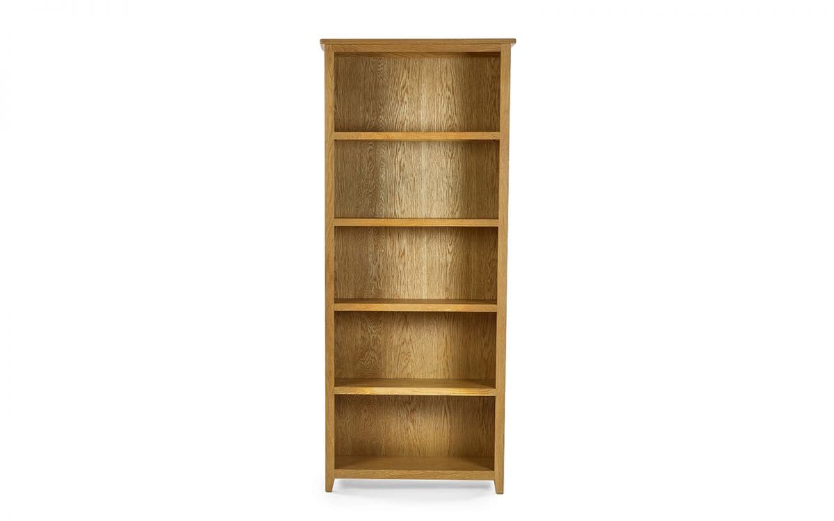 Malcolm Tall Bookcase - Oak - Image 2