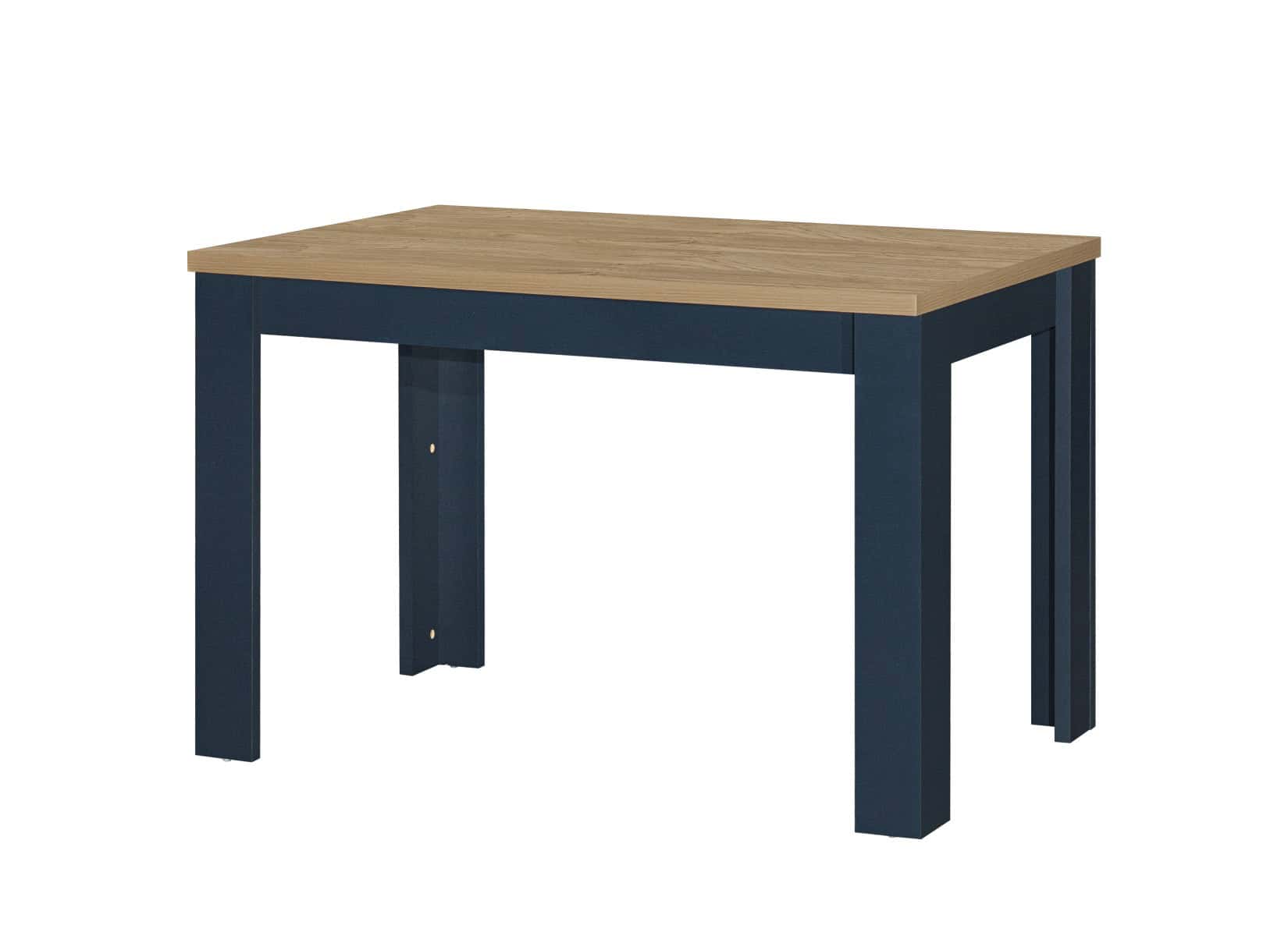 Highgate Dining Table & Bench Set - Navy & Oak - Image 9