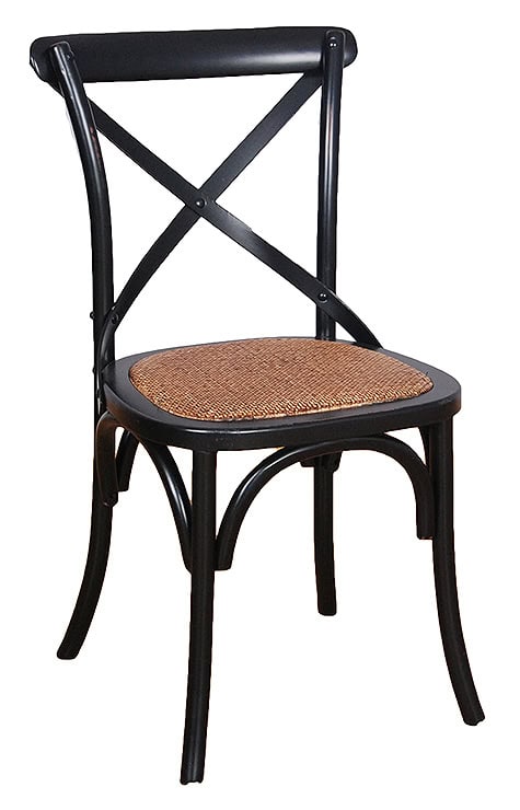 Crossback Chair - Black (Set of 2) - Image 2