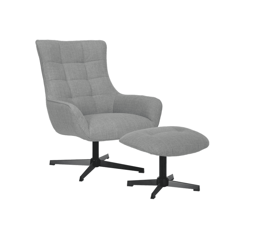 Morgan Swivel Recliner - Light Grey | Buy Online | Beds.ie