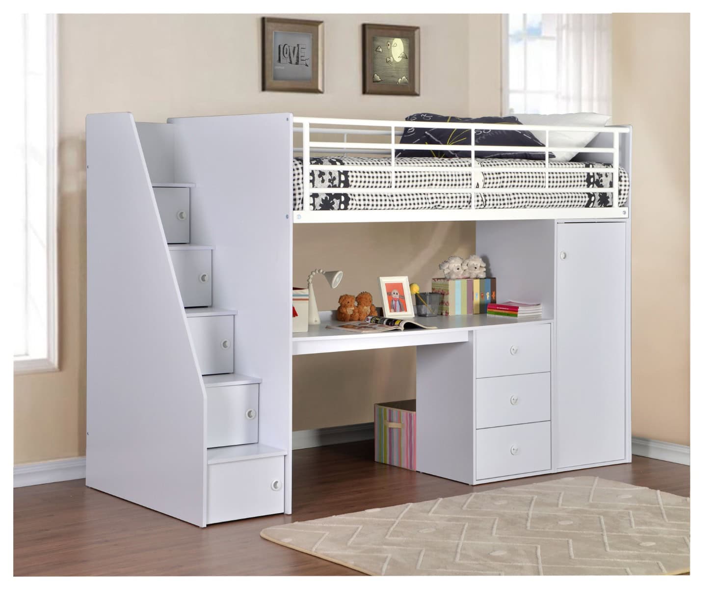 Flintshire Dakota High Sleeper - White | Buy Online | Beds.ie