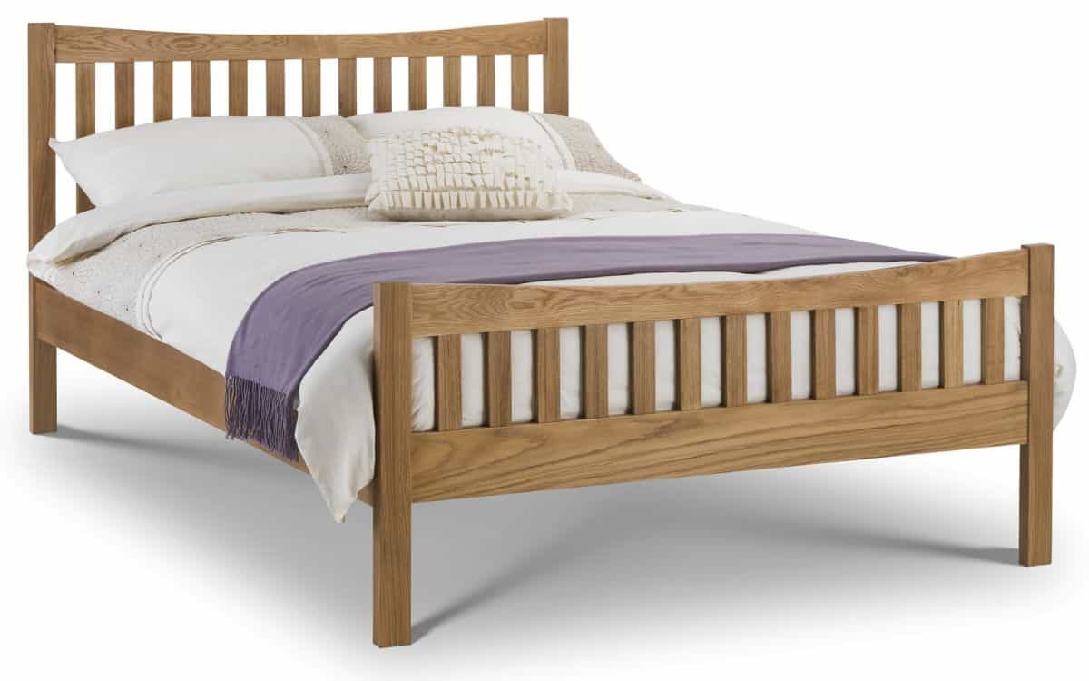 5ft Saronno Bedframe - Oak | Buy Online | Beds.ie
