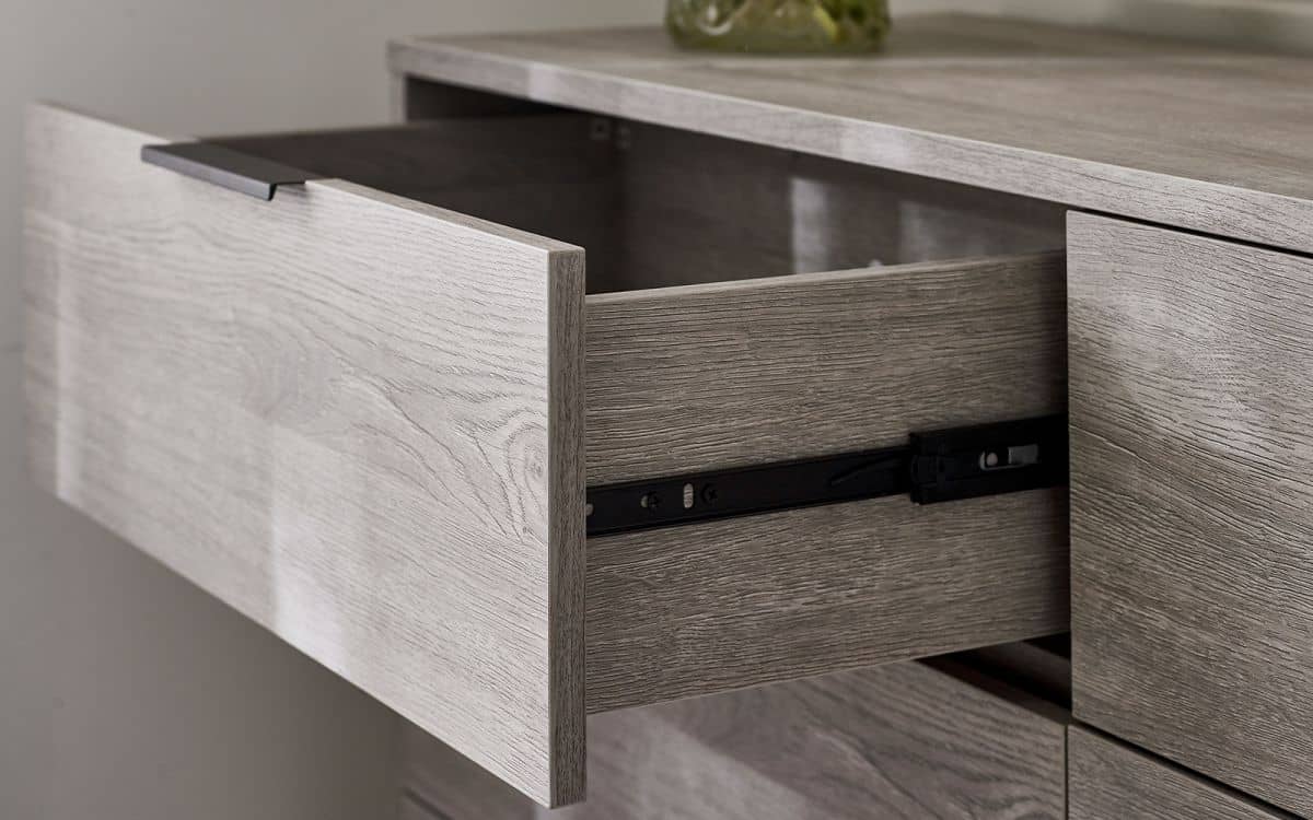 Batu 6 Drawer Chest - Grey Oak - Image 3