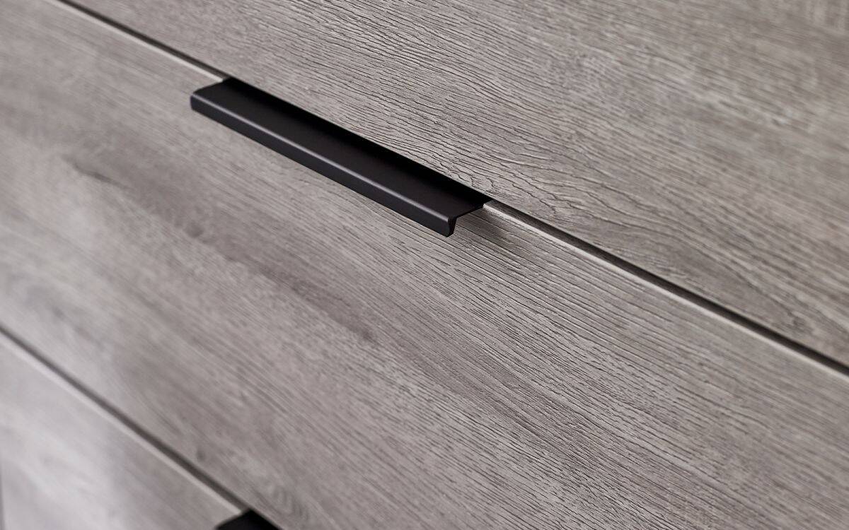 Batu 6 Drawer Chest - Grey Oak - Image 4