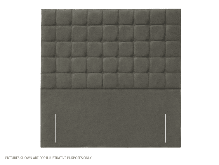 Apollo 3ft Prague Headboard - Velvet Light Grey | Buy Online | Beds.ie