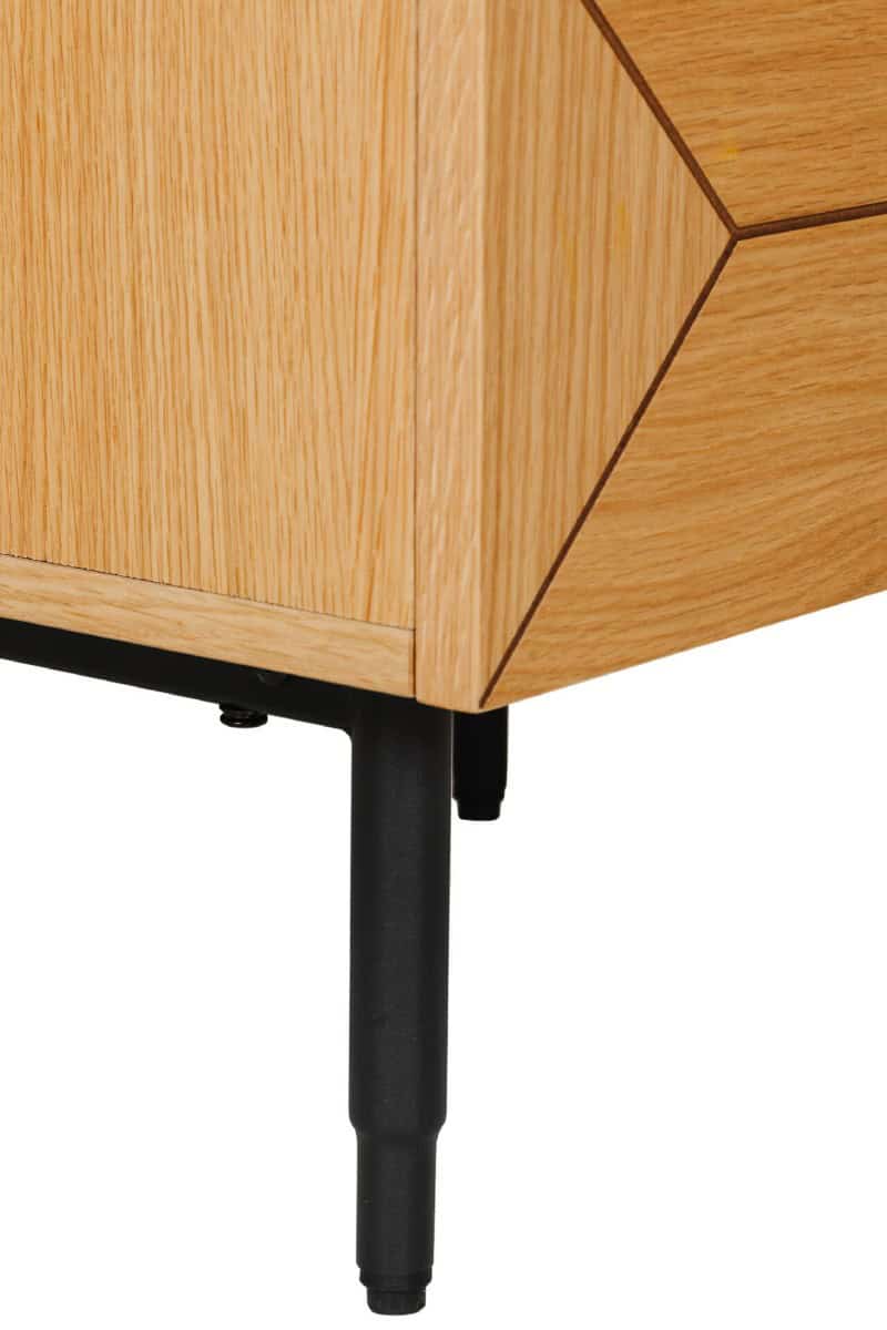 Nate Bedside Table Natural - Oak - Image 6