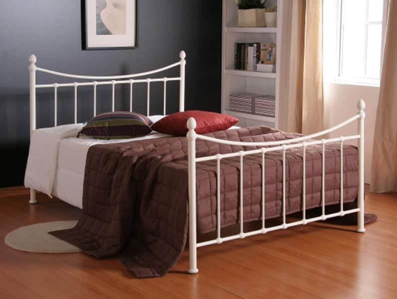 Alderley 4ft6 Bedframe - Ivory | Buy Online | Beds.ie