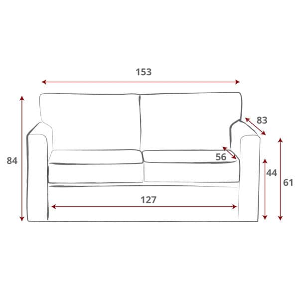 Kendal Two Seater Sofa Bed - Image 5