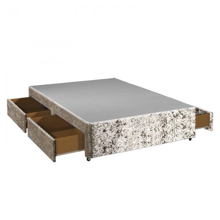 Apollo 4ft Glitz Sahara 4 Drawer Divan Base | Buy Online | Beds.ie