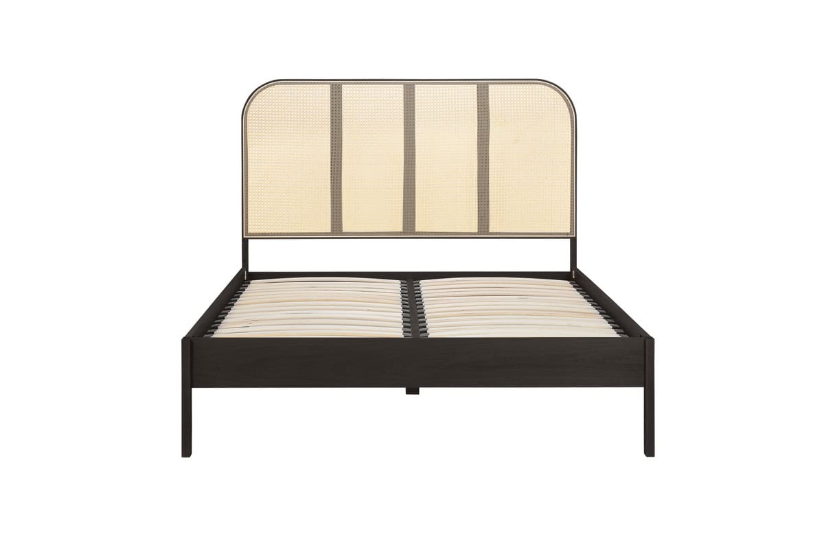 6ft Margot Rattan Bed - Black - Image 5