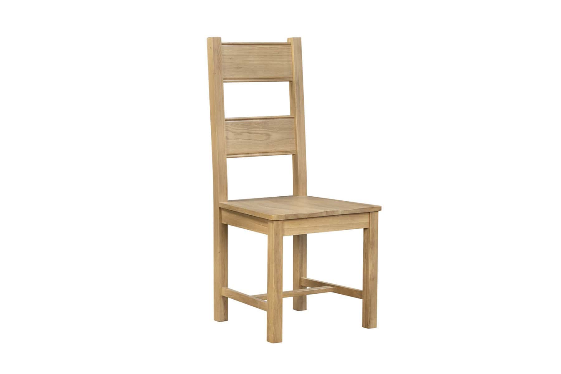 Delaney Solid Seat Dining Chair - Natural Oak | Buy Online | Beds.ie