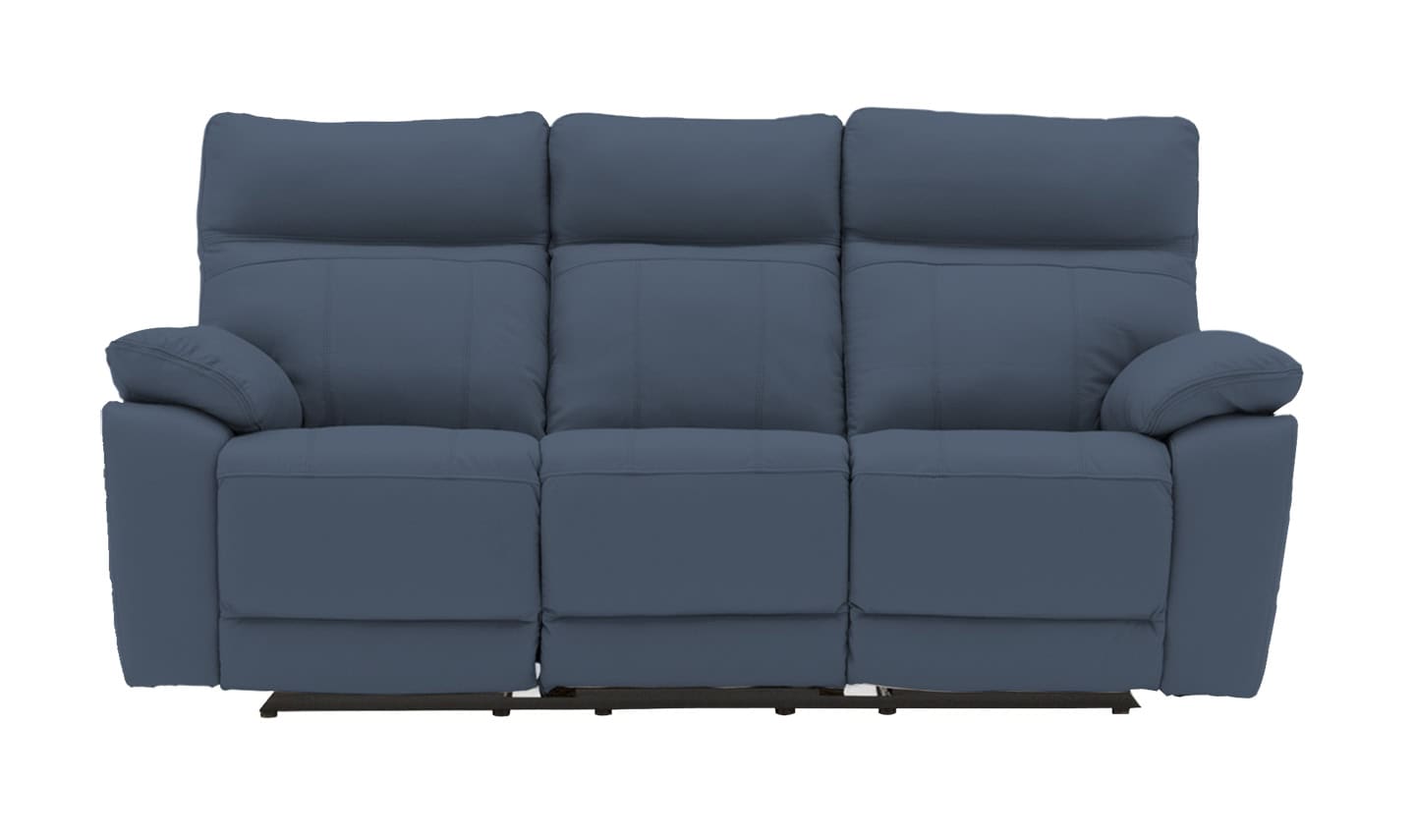 Positano 3 Seater Reclining Sofa - Indigo | Buy Online | Beds.ie