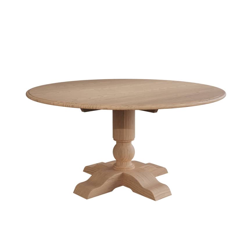 Valent Round Dining Table - Oak | Buy Online | Beds.ie
