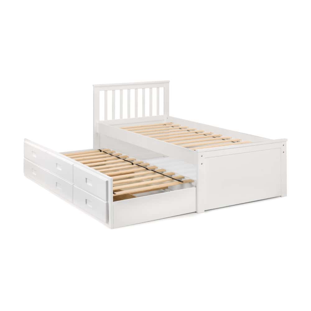 Arya Bedframe with Underbed - White - Image 5