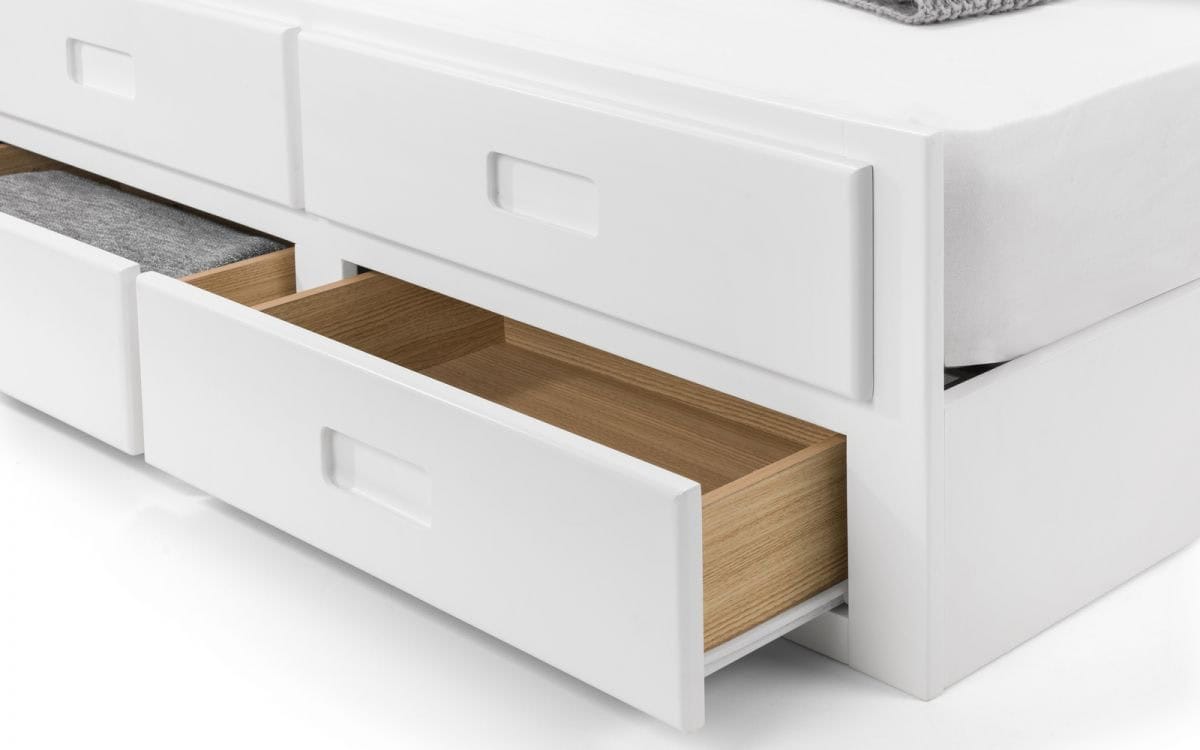Arya Bedframe with Underbed - White - Image 10