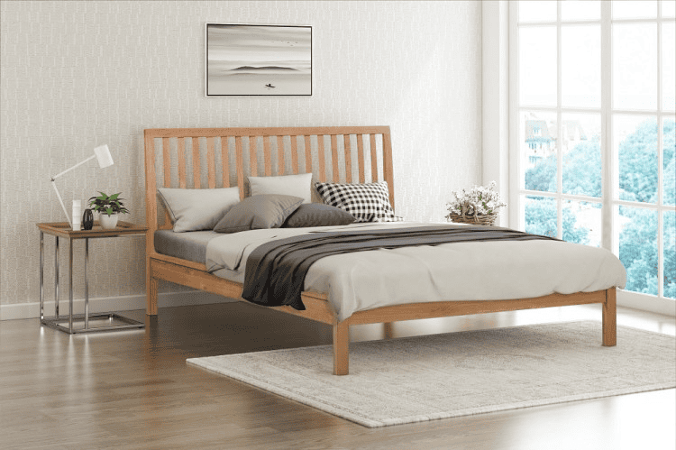 Flintshire 5ft Rowley Bedframe - Smoked Oak | Buy Online | Beds.ie