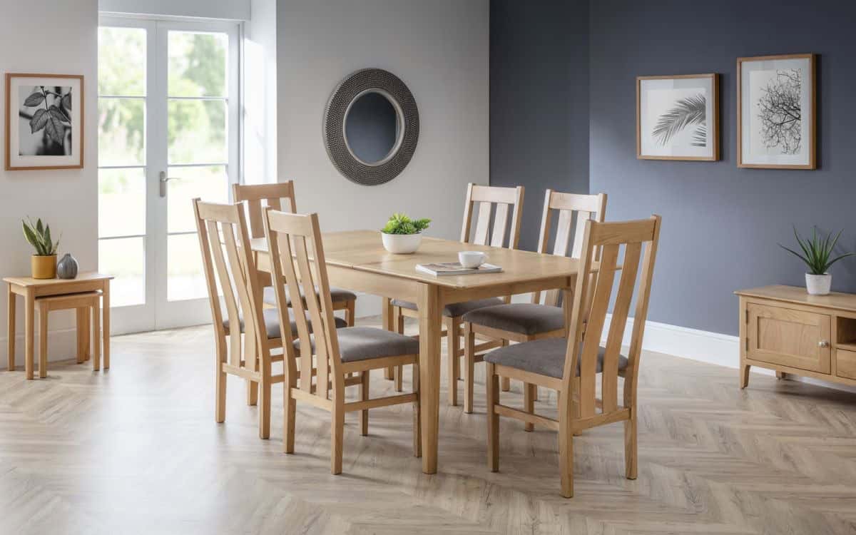 Alderbury Extending Dining Table - Oak - Image 6