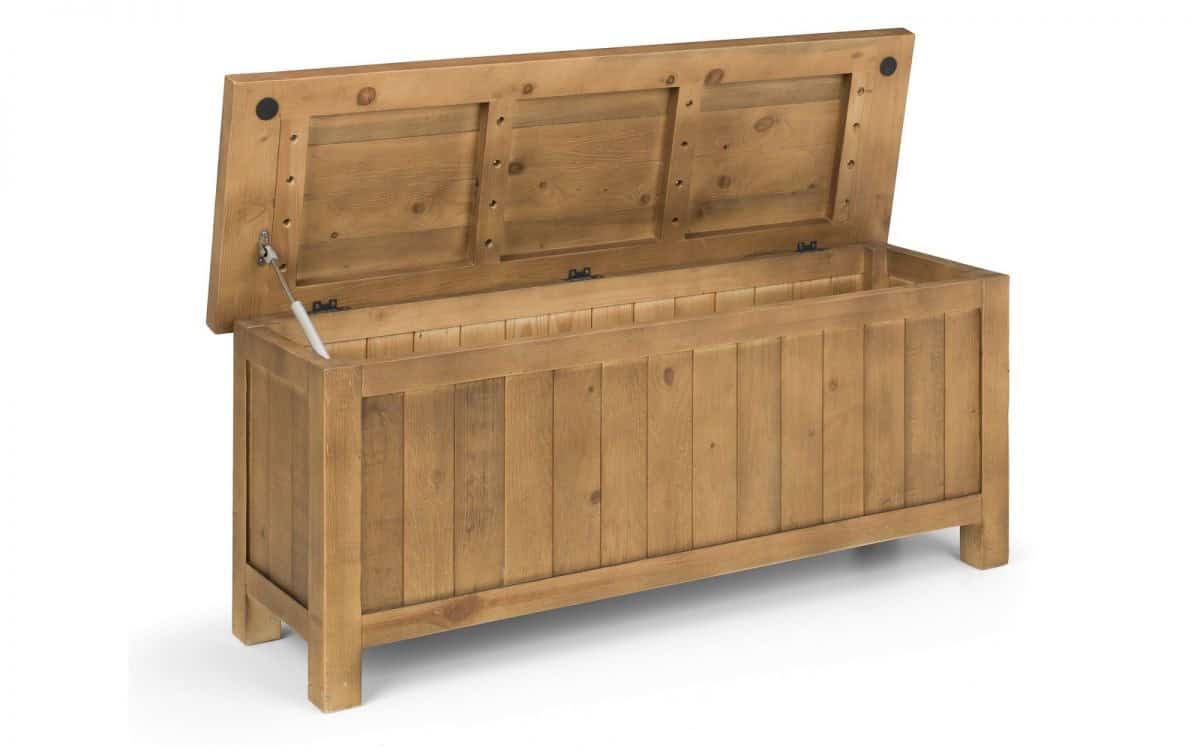 Aspendos Storage Bench - Reclaimed Pine - Image 4