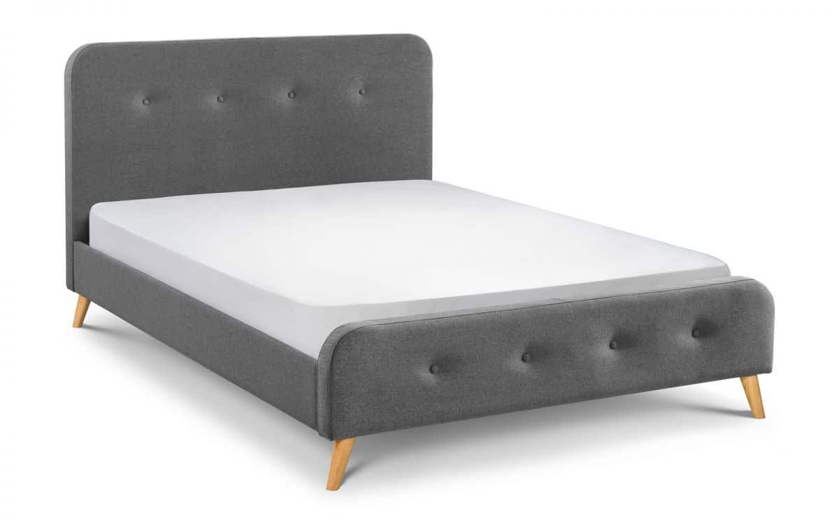 5ft Helga Bedframe - Grey Linen - Image 3