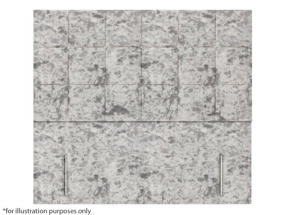 Apollo 3ft6 Venice Headboard - Glitz Silver | Buy Online | Beds.ie