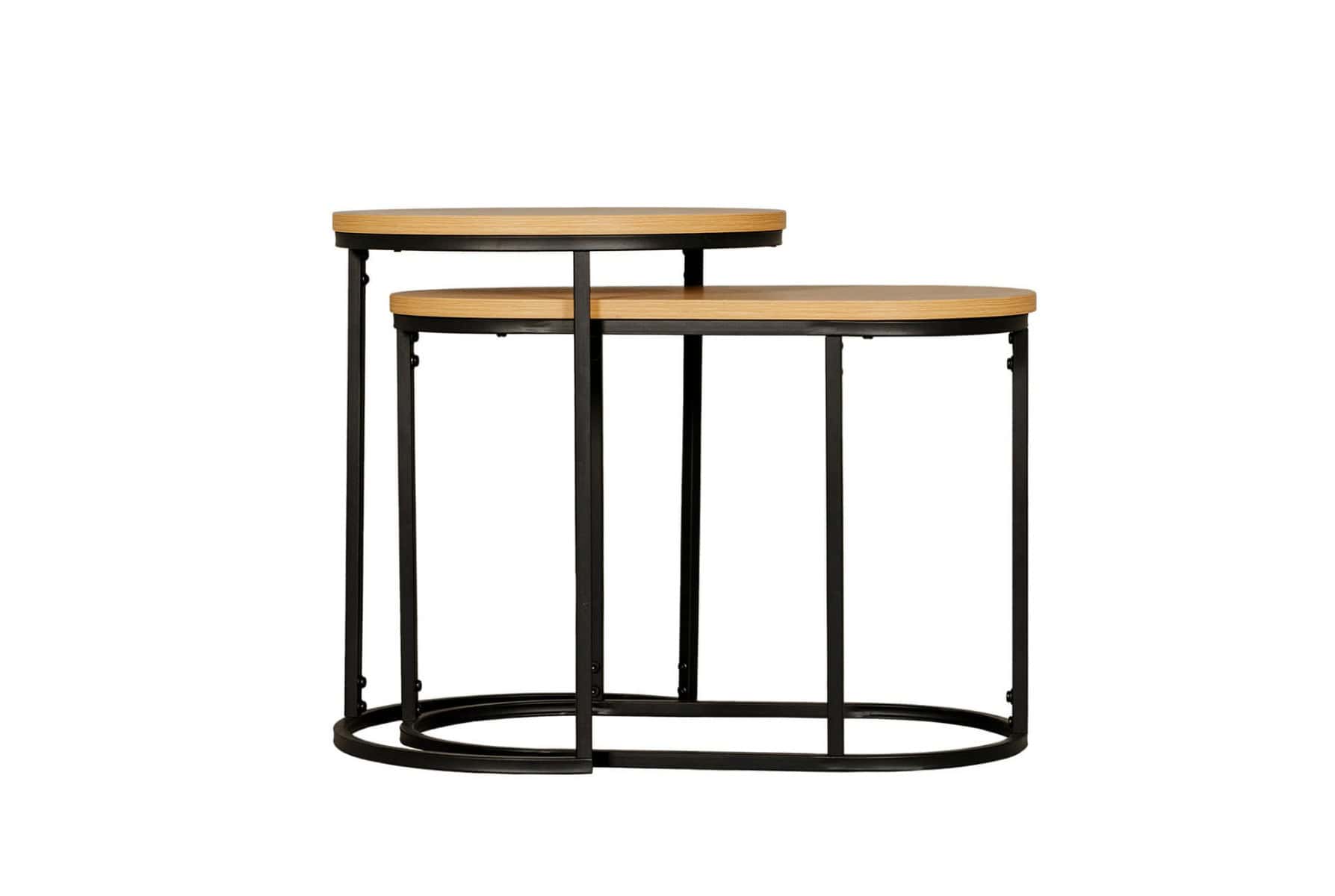 Kinsley Nest of Tables - Brown - Image 2