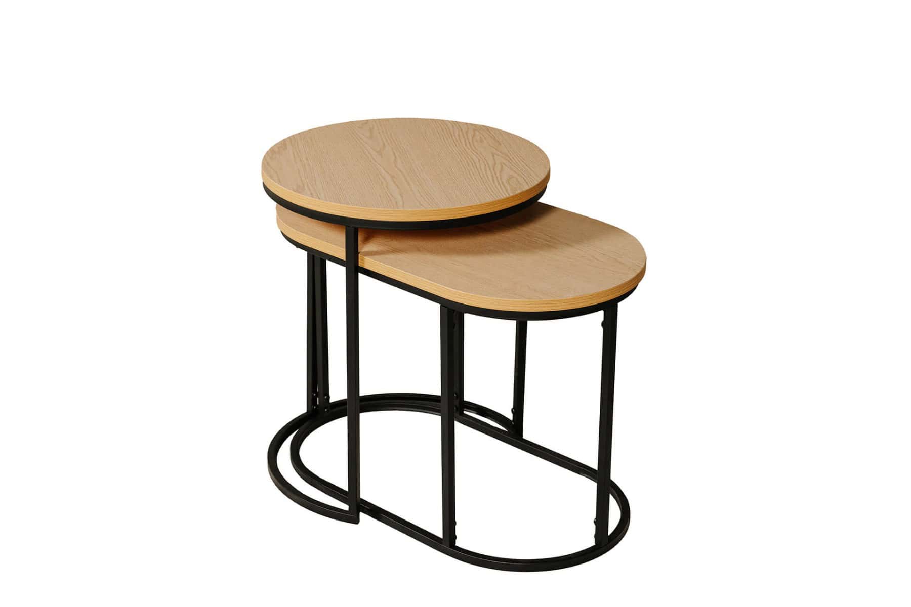 Kinsley Nest of Tables - Brown - Image 4