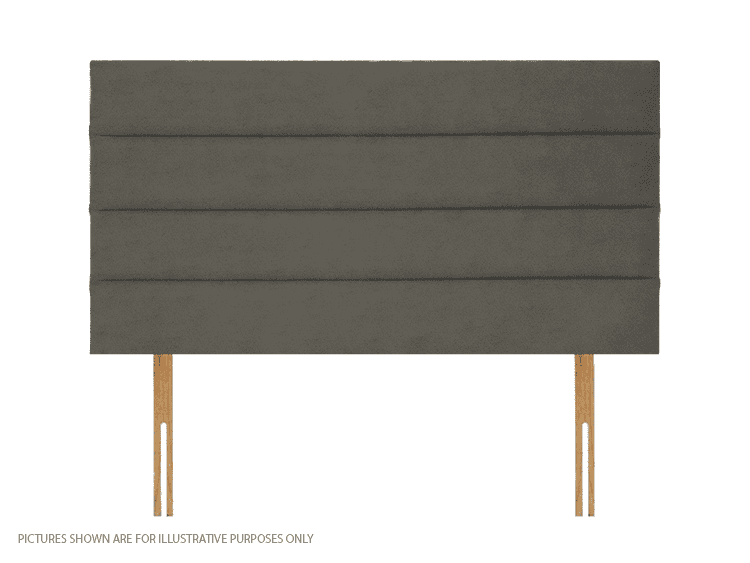 Apollo 2ft6 Dundee Headboard - Velvet Light Grey | Buy Online | Beds.ie