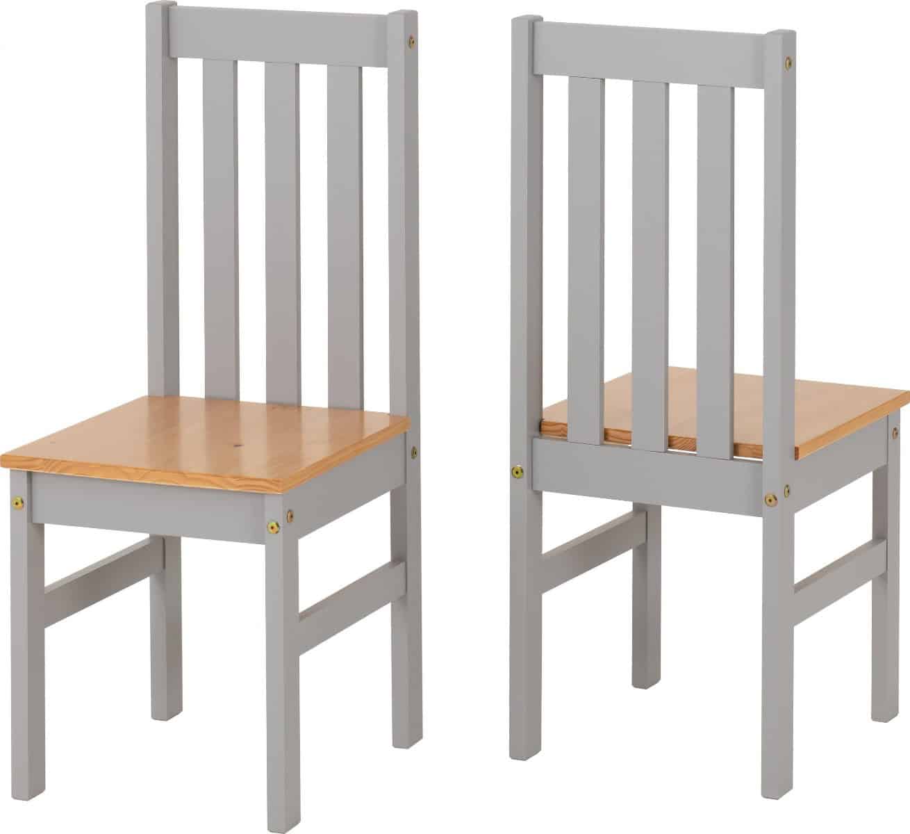 Ludlow 1+4 Dining Set - Grey Slate/Oak Lacquer - Image 7